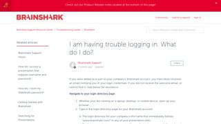I am having trouble logging in. What do I do? – Brainshark Support ...