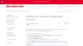 Adding new users to a Brainshark account – Brainshark Support ...
