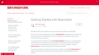 Getting Started with Brainshark – Brainshark Support Resource Center
