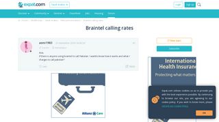 Braintel calling rates, Saudi Arabia forum - Expat.com