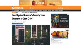 How High Are Brampton's Property Taxes Compared to Other Cities ...