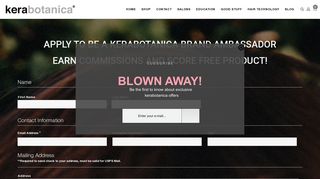 Brand Ambassador Signup - Kerabotanica - Best hair fragrance for ...