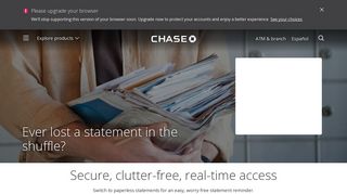 Paperless Statements | Chase Online & Mobile Banking - Chase.com