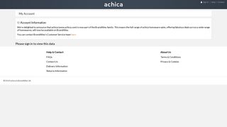 My Account | achica