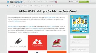 44 Beautiful Stock Logos for Sale ... on BrandCrowd - DesignCrowd