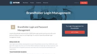 Brandfolder Login Management - Team Password Manager - Bitium