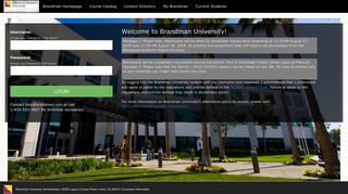 My Brandman Login Page - Brandman University
