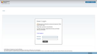 User Login - Brandman University portal