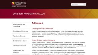 Admission < Brandman University