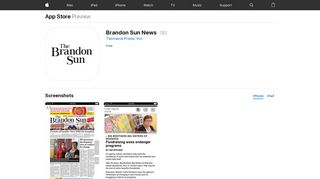 Brandon Sun News on the App Store - iTunes - Apple