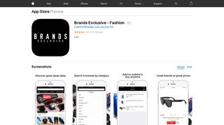 Brands Exclusive - Fashion on the App Store - iTunes - Apple