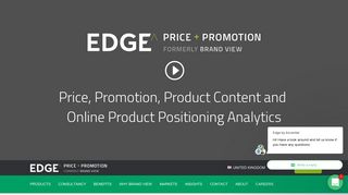 Brand View | Price, Promotion and Online Product Positioning Analytics