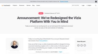 Announcement: We've Redesigned the Vizia Platform ... - Brandwatch