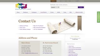 Contact Us Library Hours | Brantford Public Library