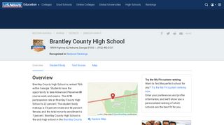 Brantley County High School in Nahunta, GA - US News Best High ...