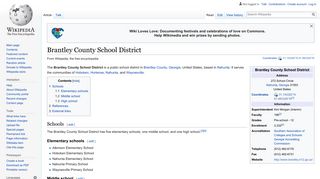 Brantley County School District - Wikipedia