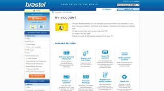 See available features from your PC. - Brastel Telecom
