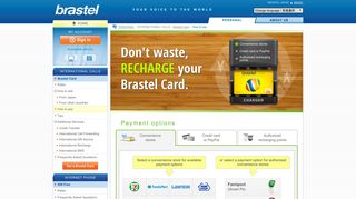 Recharge your Brastel Card - Brastel