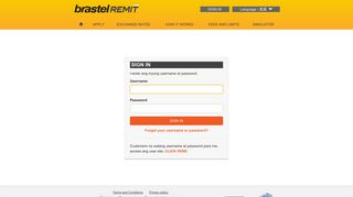 SIGN IN - Brastel Remit Remittance Service - Brastel Remit ...