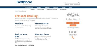 Brattleboro Savings & Loan - Personal Banking