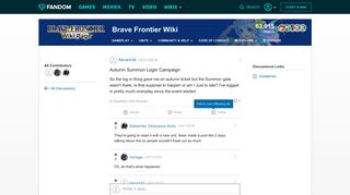 Autumn Summon Login Campaign | Discussions | Brave Frontier Wiki ...