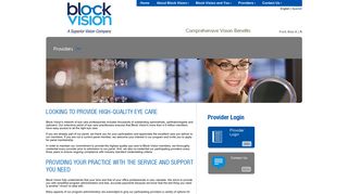 Eye Care Providers—Block Vision