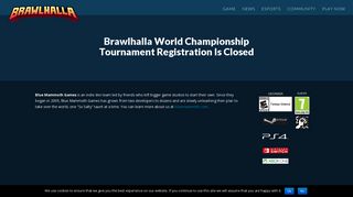 Brawlhalla World Championship Registration - Brawlhalla