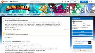 Brawlhalla PS4 tournament sign up!! : Brawlhalla - Reddit