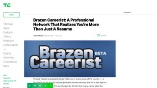 Brazen Careerist: A Professional Network That Realizes You're More ...