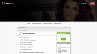 Account Management - BrazilCupid.com