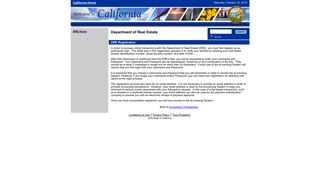 DRE eLicensing System: How To Register - California Bureau of Real ...