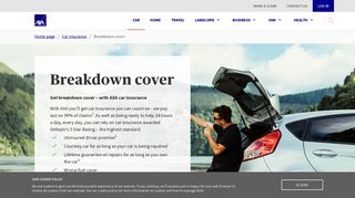 Breakdown Cover | Recovery & Roadside Assistance | AXA UK