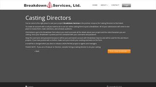 Find Actors for Your Film or Theatre Project | Breakdown Services ...