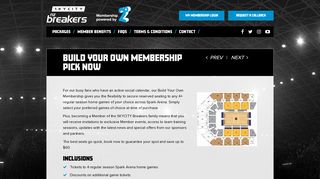 Build Your Own Membership Pick Now — NZ Breakers