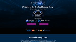 Welcome to Breakout Gaming