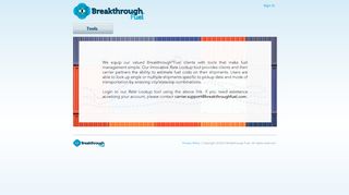 Create Account - Breakthrough® Fuel