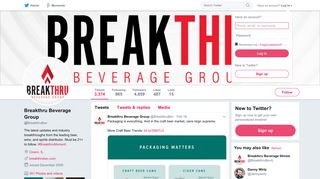 Breakthru Beverage Group (@BreakthruBev) | Twitter