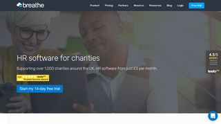 HR Software for Charities | Breathe - breatheHR