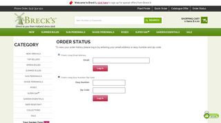Order Status - Breck's