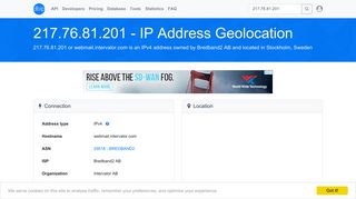 217.76.81.201 - webmail.intervalor.com - Sweden - Bredband2 AB - IP ...