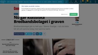 Nu går klassiska Bredbandsbolaget i graven - Computer Sweden