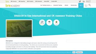 BREEAM In-Use International and UK Assessor Training China | BRE ...