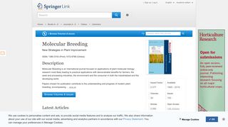 Molecular Breeding - Springer