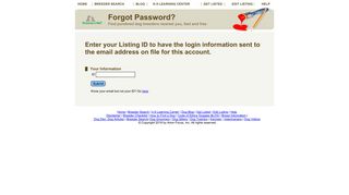 Enter your Listing ID to have the login information sent ... - Breeders.NET