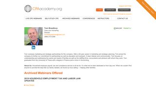 Tom Breedlove - CPA Academy