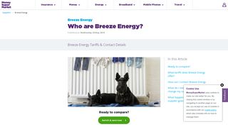 Breeze Energy Tariffs and Contact Details | MoneySuperMarket