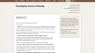 BREEZE | First Baptist Church of Remlap