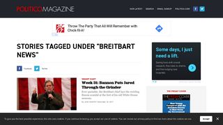Breitbart News: Latest News, Top Stories & Analysis - POLITICO ...
