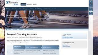 Personal Checking Accounts | Personal Banking | Bremer Bank