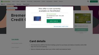 Bremer Bank Visa® Platinum Credit Card - NerdWallet